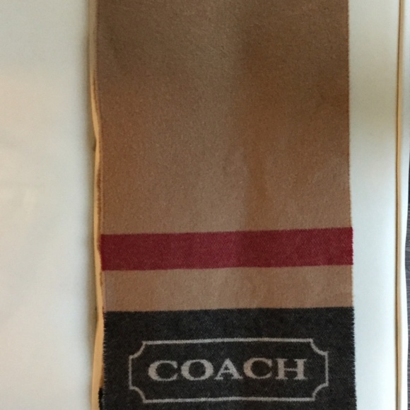 Coach Lambswool Scarf - Picture 2 of 3